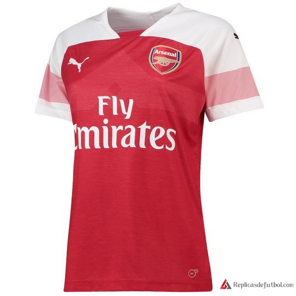 Camiseta Arsenal Primera equipación Mujer 2018-2019 Rojo